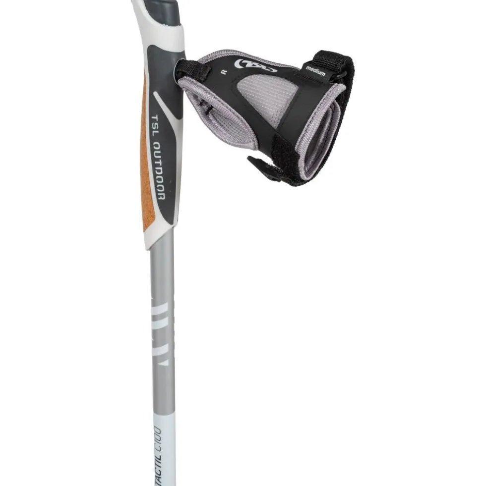 Bastoncini TSL Tactil C100 Cork Spike Silver