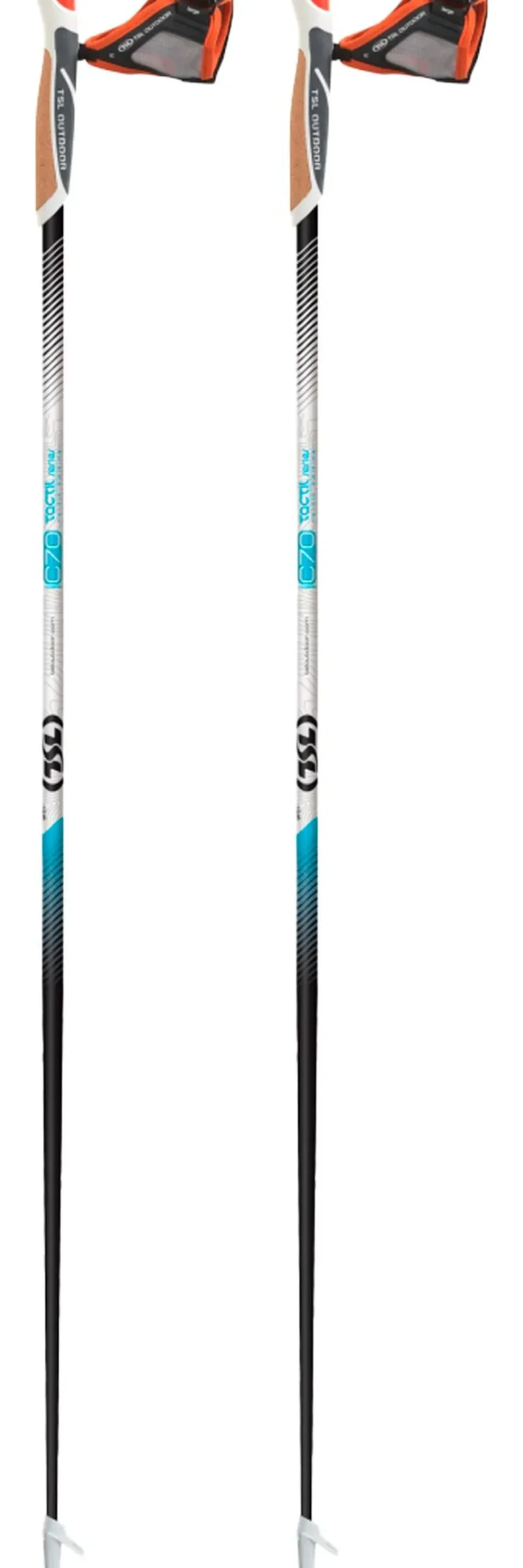 Bastoncini TSL Tactil C70 Cork Spike Ocean