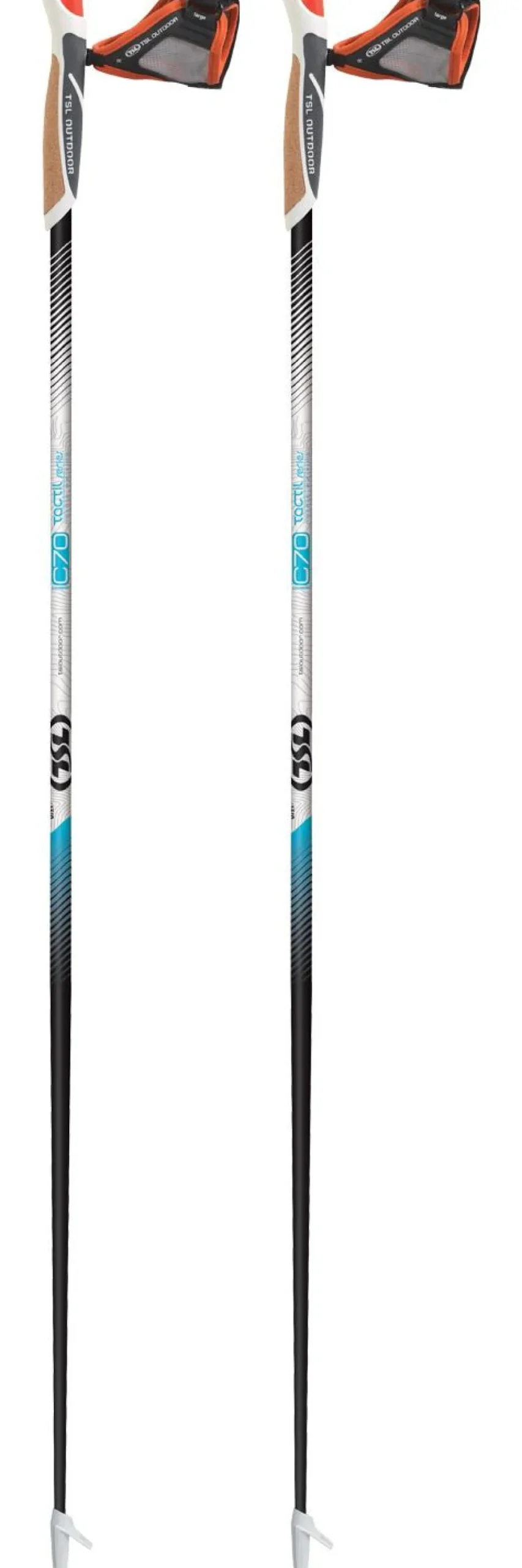 Bastoncini TSL Tactil C70 Cork Spike Black Blue