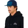 Berretto After Essentials Fleeced 5 Panels Cap Marine