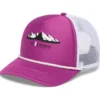 Berretto Black Diamond Flat Bill Trucker Hat Piton Purple White Mountainscape