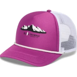Berretto Black Diamond Flat Bill Trucker Hat Piton Purple White Mountainscape