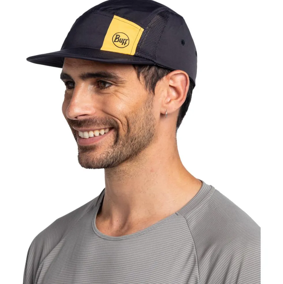 Berretto Buff 5 Panel Go Cap Logo Black