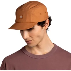 Berretto Buff 5 Panel Venture Cap Solid Camel