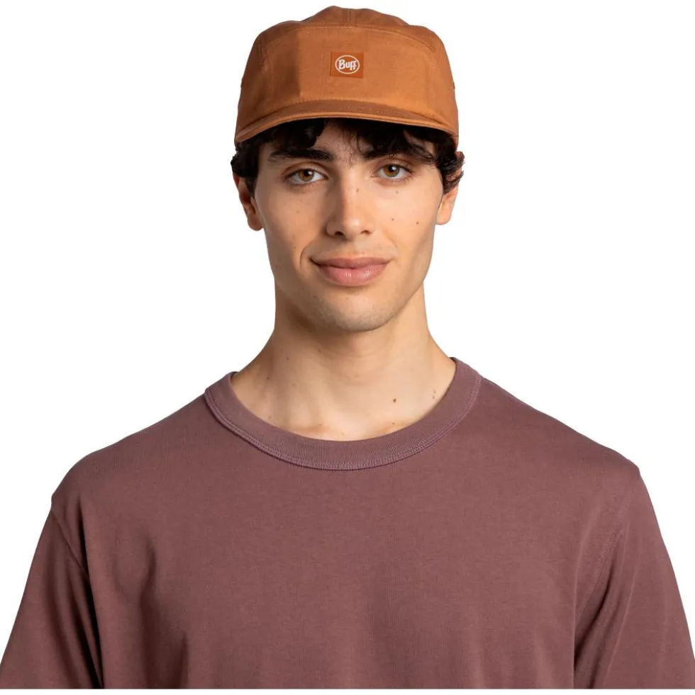 Berretto Buff 5 Panel Venture Cap Solid Camel