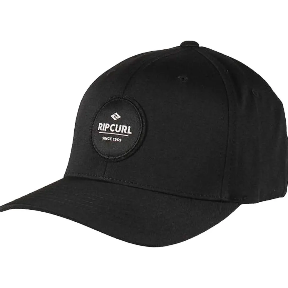 Berretto Rip Curl Routine Flexfit Cap Black Marle