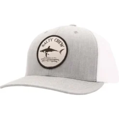 Berretto Salty Crew Bruce Retro Trucker Heather Grey White
