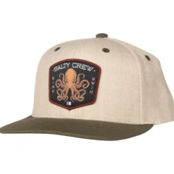 Berretto Salty Crew Tako Club Snapback Natural Olive