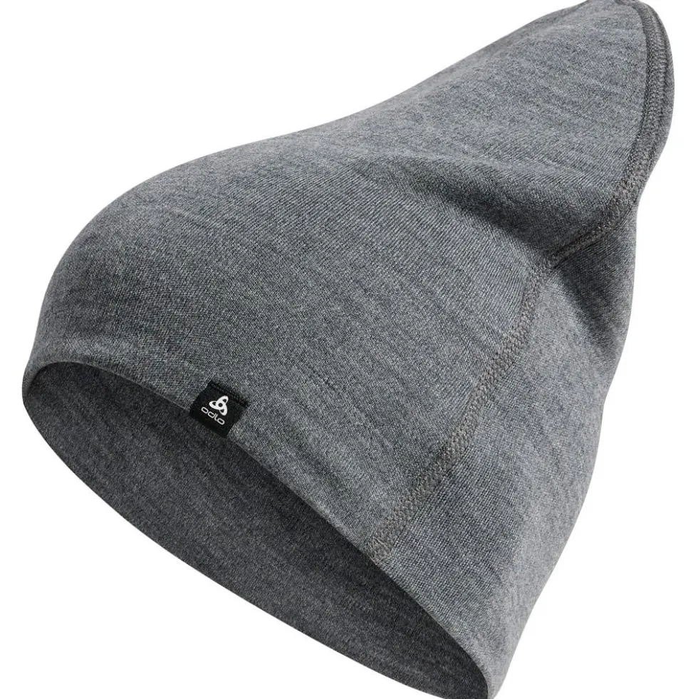 Berretto sci di fondo Odlo Merino Warm Hat Odlo Steel Grey Melange