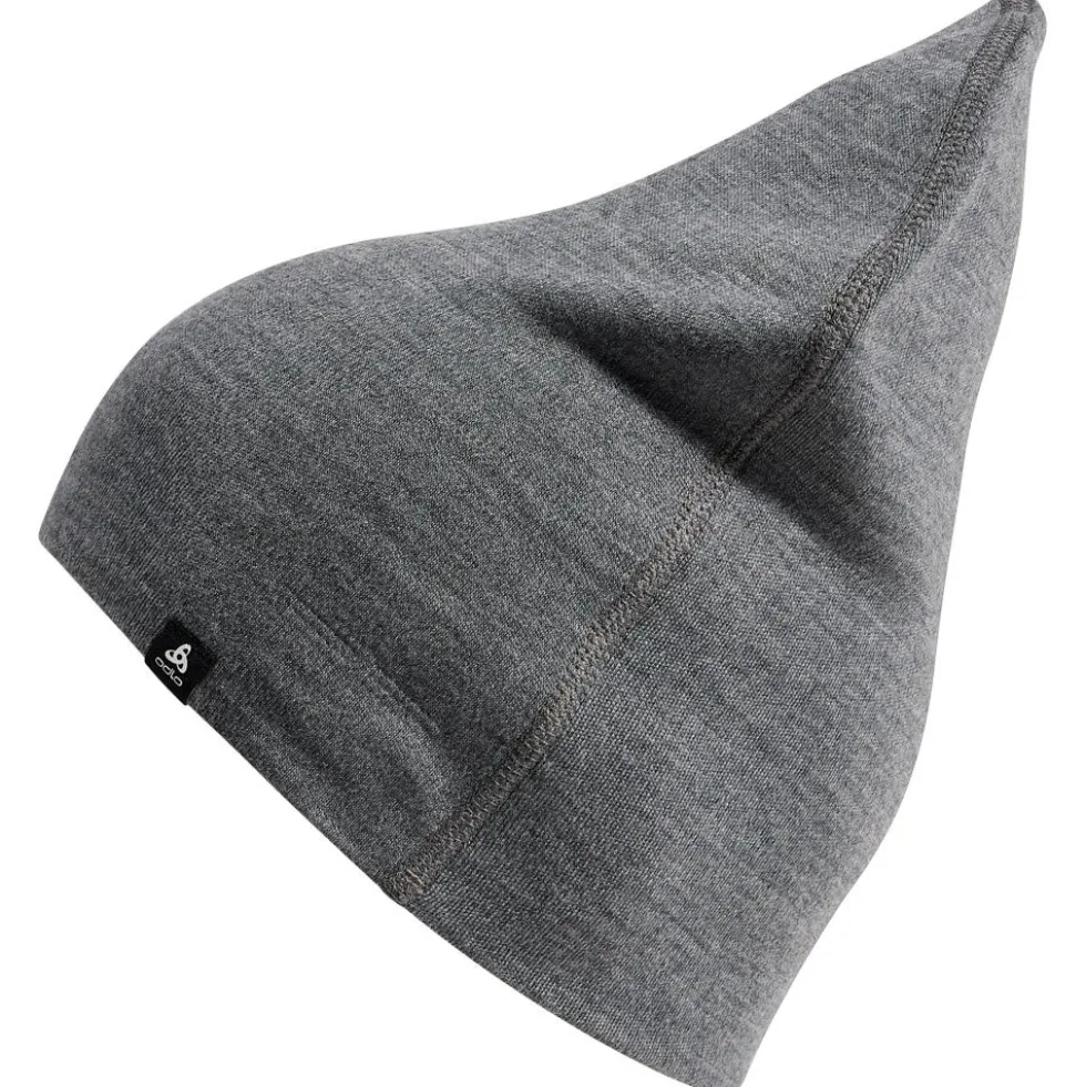 Berretto sci di fondo Odlo Merino Warm Hat Odlo Steel Grey Melange