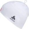 Berretto sci di fondo Odlo Polyknit Fan Warm Hat White France