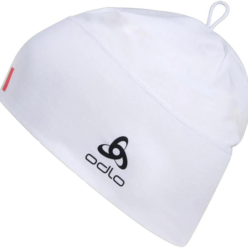 Berretto sci di fondo Odlo Polyknit Fan Warm Hat White France