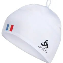 Berretto sci di fondo Odlo Polyknit Fan Warm Hat White France