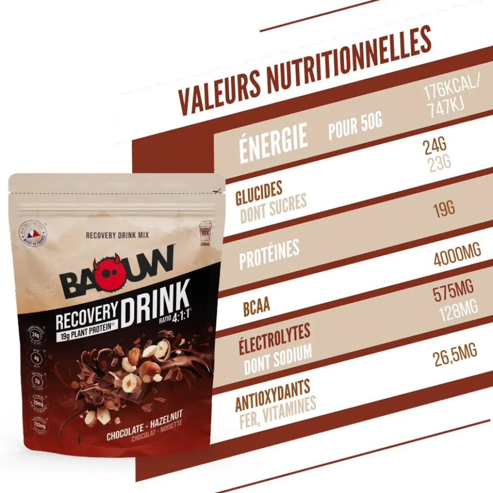 Bevi Baouw Boisson De Récupération Chocolat Noisette