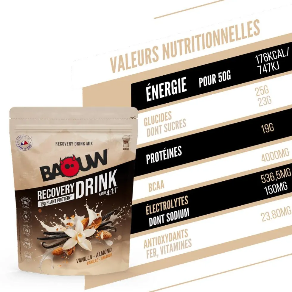 Bevi Baouw Boisson De Récupération Vanille Amanade