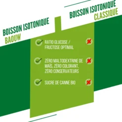 Bevi Baouw Boisson Isotonique Bio Sachet 45 g. Citron Fleur De Sureau