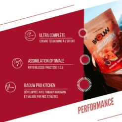 Bevi Baouw Énergétique Isotonique Bio 585 g. Pastèque Grenade