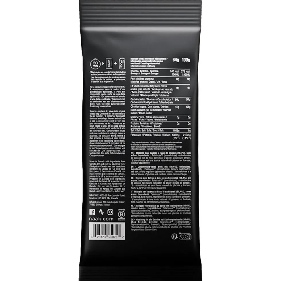 Bevi Naak Boost Energy Drink Mix 64 g. Neutre