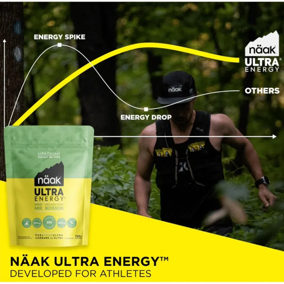 Bevi Naak Ultra Energy Drink Mix 720 g. Citron Vert