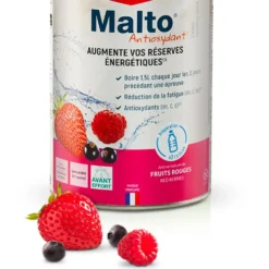 Bevi Overstims Malto Antioxydant 450 g. Fruits Rouges