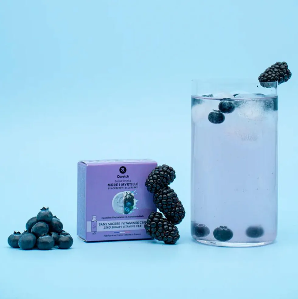 Bevi Qwetch Solid Drinks Bio (x3) Mûre & Myrtille