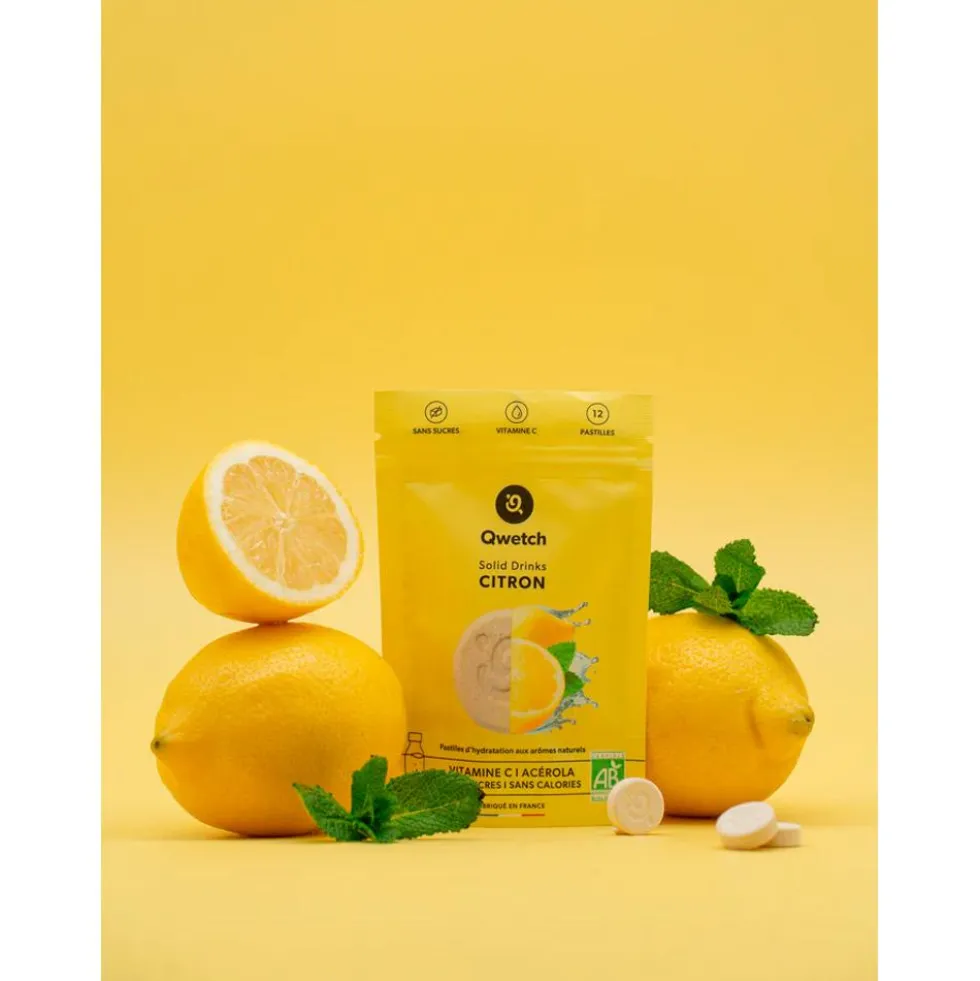 Bevi Qwetch Solid Drinks Bio (x12) Citron