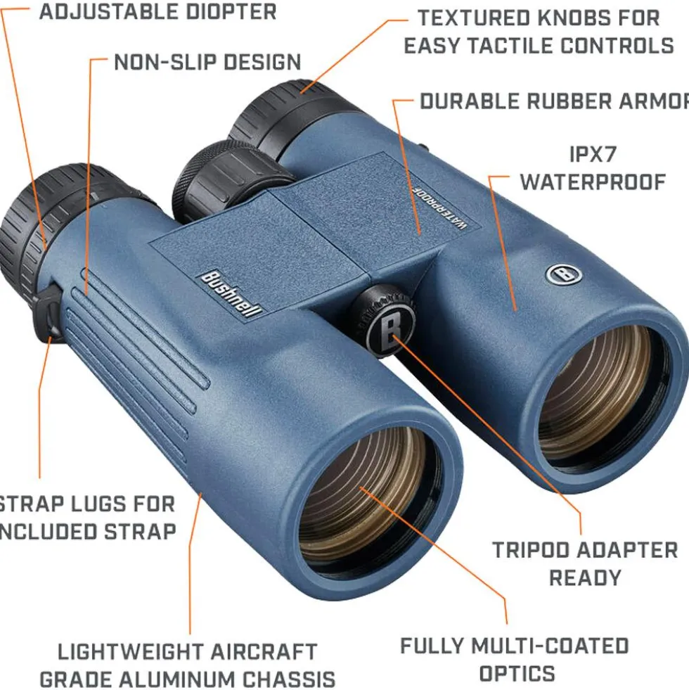 Binocoli Bushnell H2O 10x42 Navy