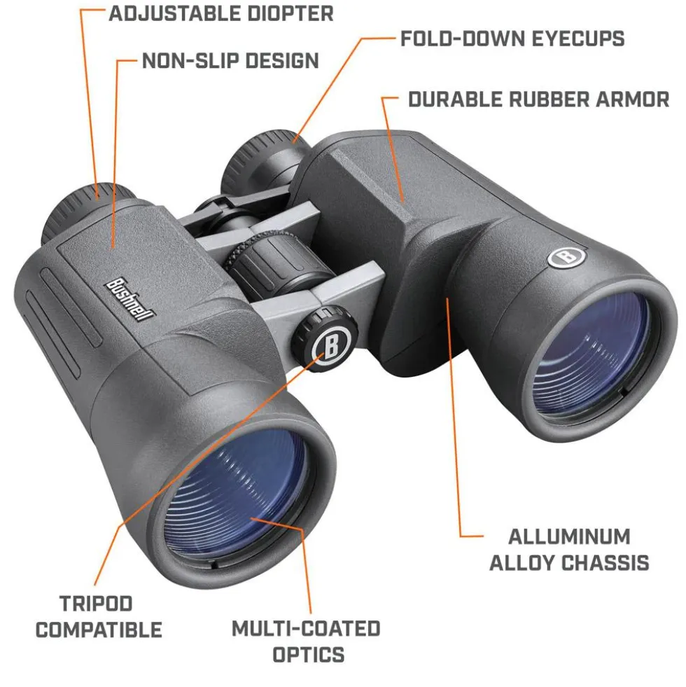 Binocoli Bushnell Powerview 2 10X50 Anthracite