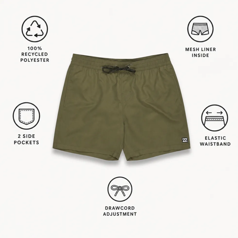 Boardshort Billabong All Day Layback Military