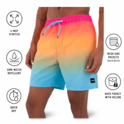 Boardshort Hurley Cannonball Volley 17 Nectarine 2