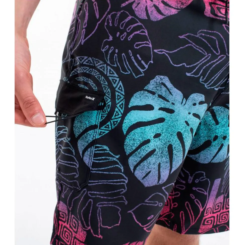 Boardshort Hurley Phantom Eco Weekender Cargo 20 Black Multi