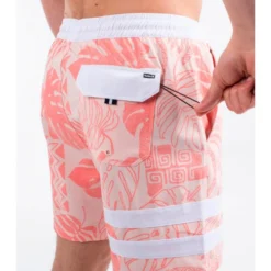 Boardshort Hurley Phntm Eco Block Party Volley 17 Candy Pink