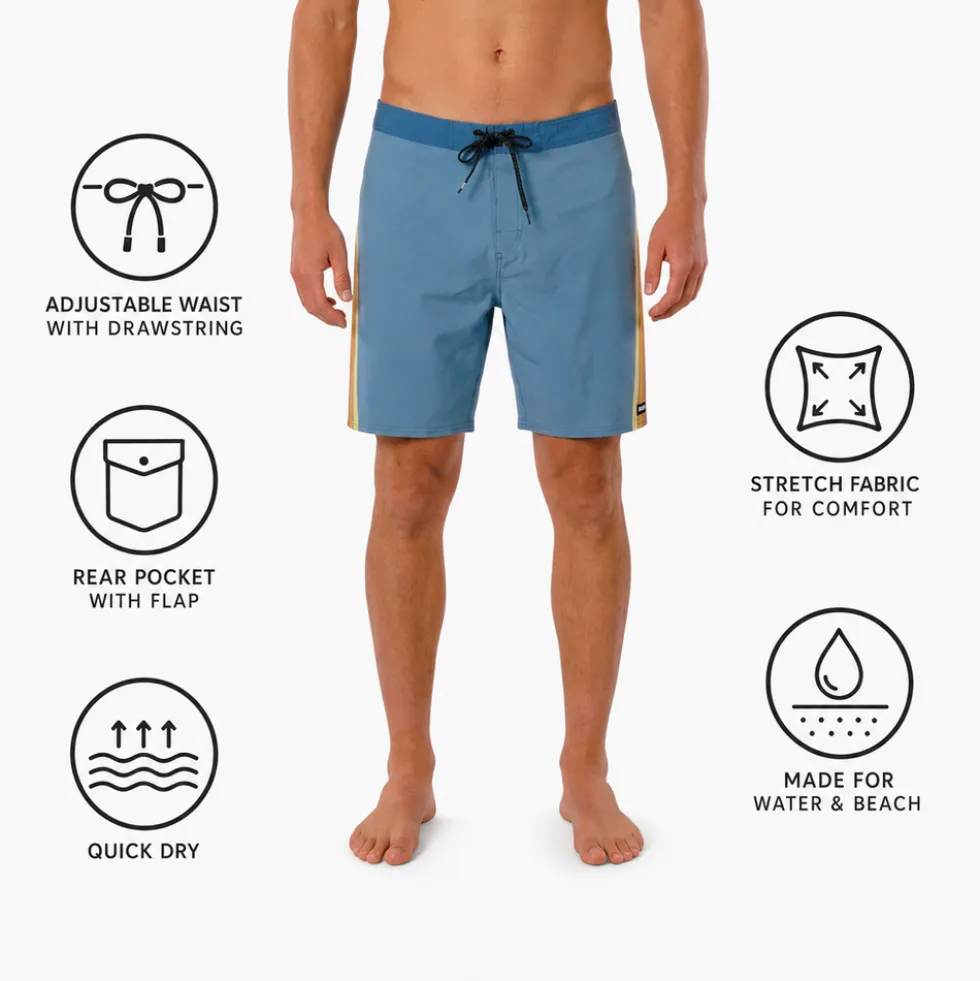 Boardshort Rip Curl Mirage Pacific Rinse Revival Bluefin