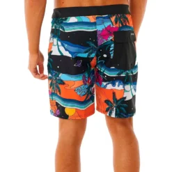 Boardshort Rip Curl Mirage Postcards Black