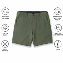 Boardshort Vissla Canyons 25 Hybrid 18.5" Walk Rifle