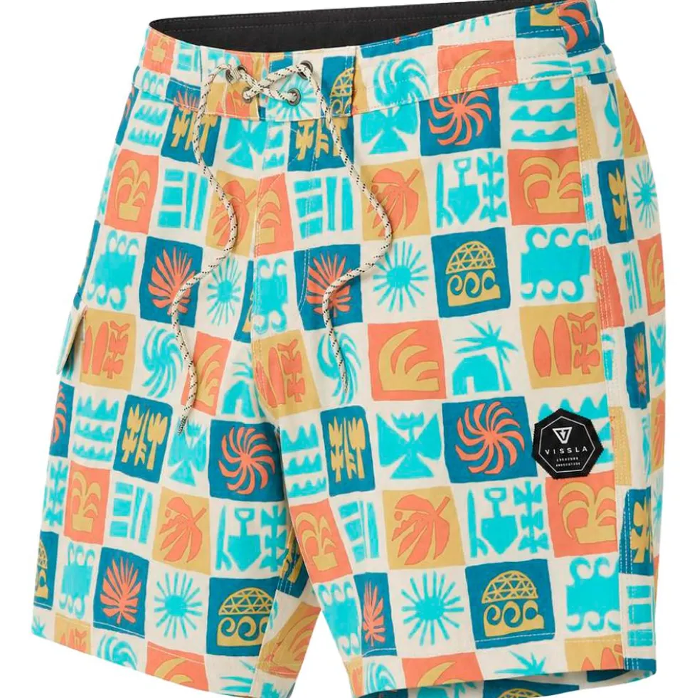Boardshort Vissla Ecology Center 17.5" Multi