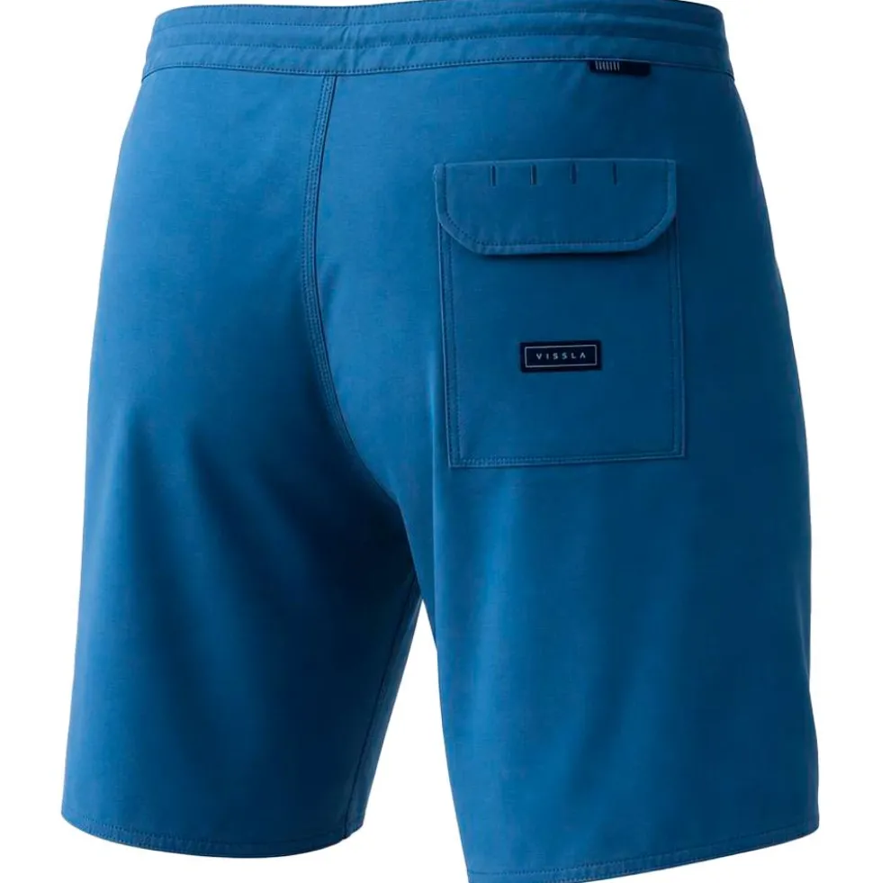 Boardshort Vissla Solid Sets 18.5" Tidal Blue