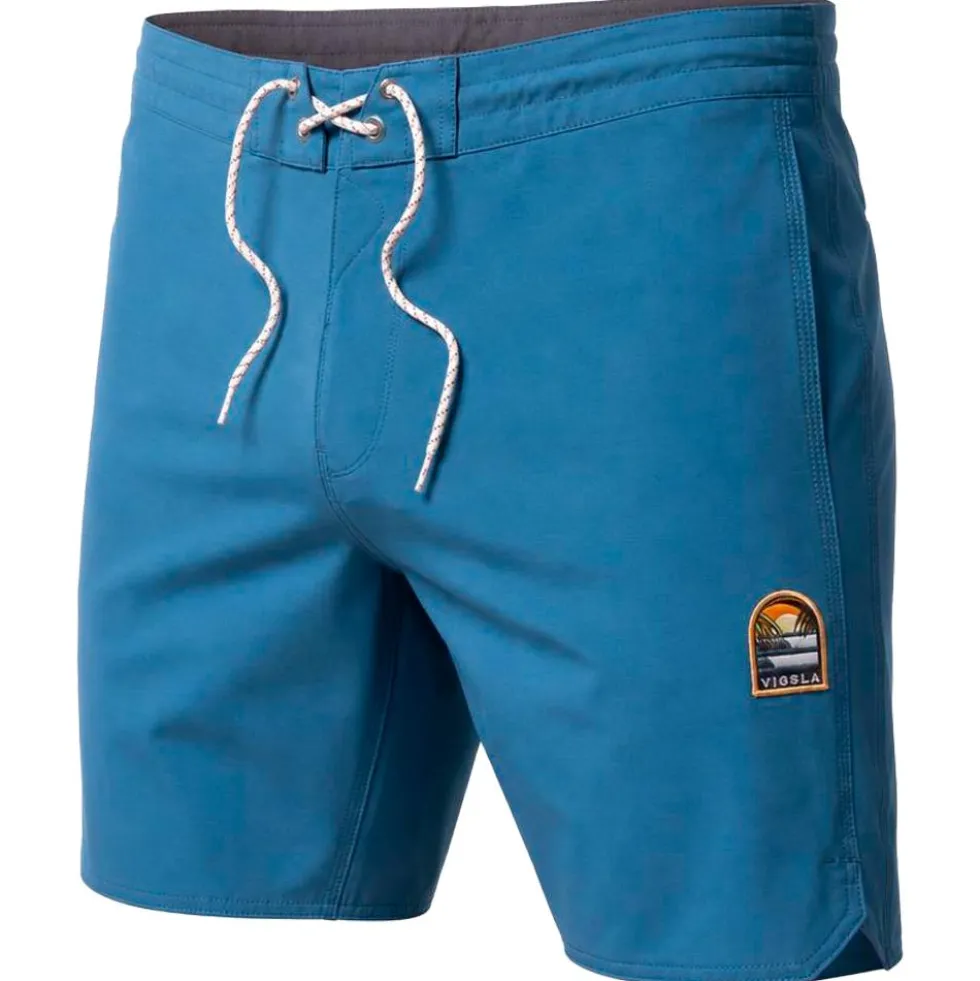 Boardshort Vissla Solid Sets 18.5" Tidal Blue