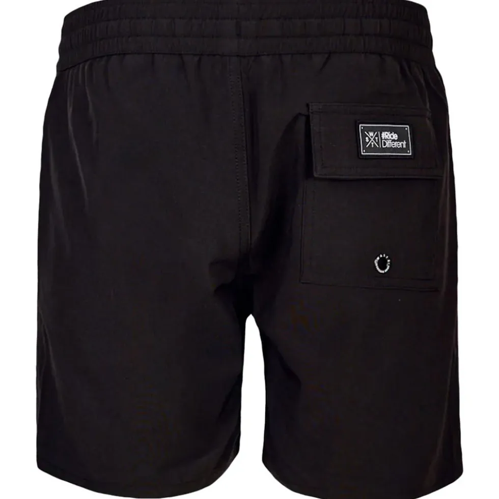 Boardshort Watts Rxmalibu Black Fluo Orange