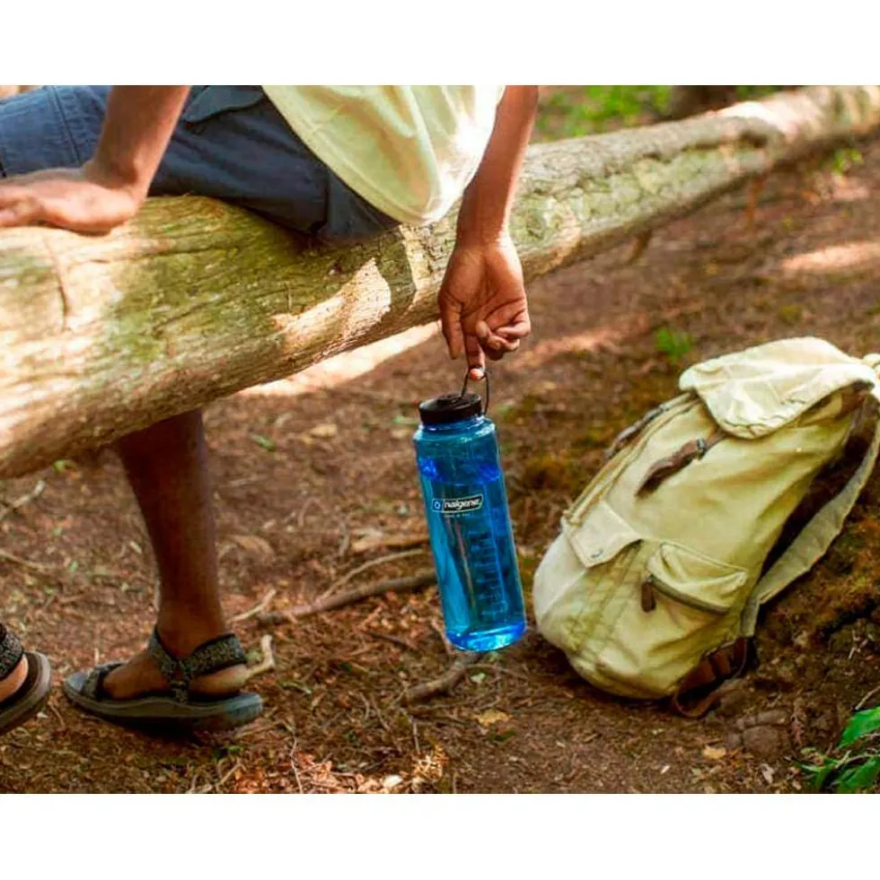 Borracce Nalgene Bouteille Grande Ouverture 1.5L (48Oz) Cerulean
