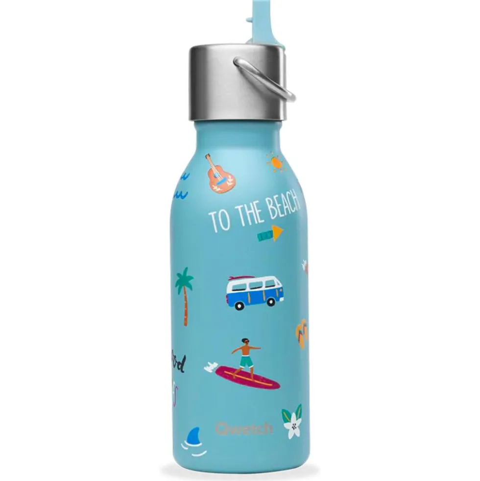 Borracce Qwetch Kids 350 ml Sport Active Honolulu Acier