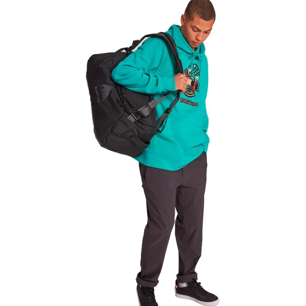 Borsone Burton Multipath 40L Small Duffel Bag True Black Ballistic