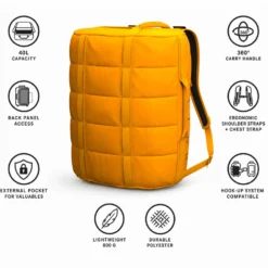 Borsone Db Roamer Duffel 40L Patherlion Orange