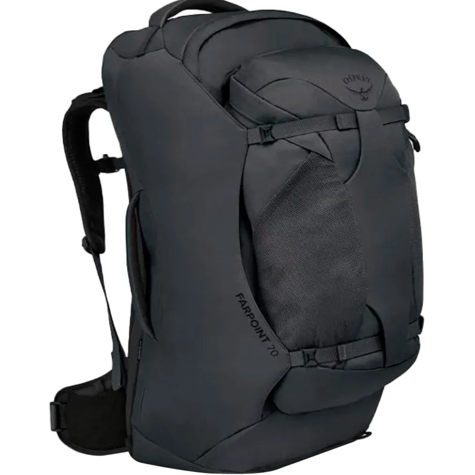 Borsone Osprey Farpoint 70 Travel Pack Tunnel Vision Grey