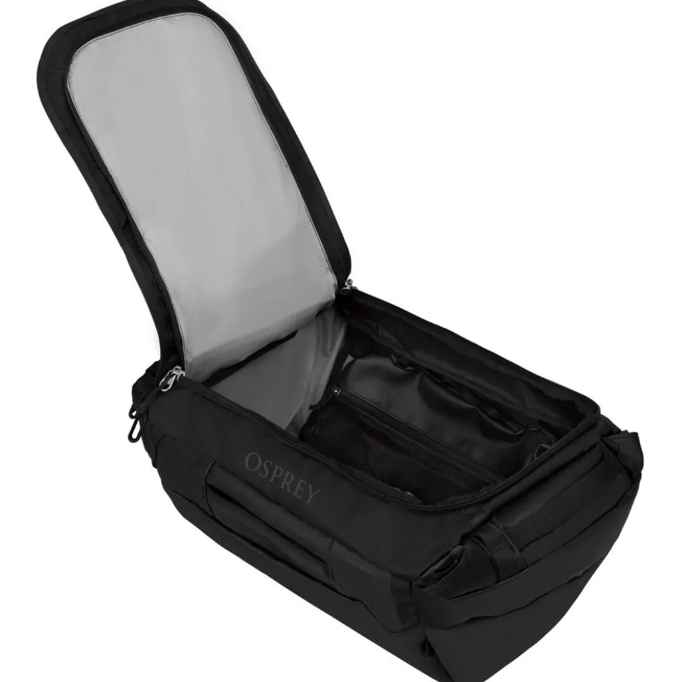 Borsone Osprey Transporter Duffel 40 Raven Black Black