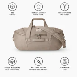 Borsone Yeti Crossroads 60L Cape Taupe
