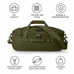 Borsone Yeti Crossroads 40L Olive