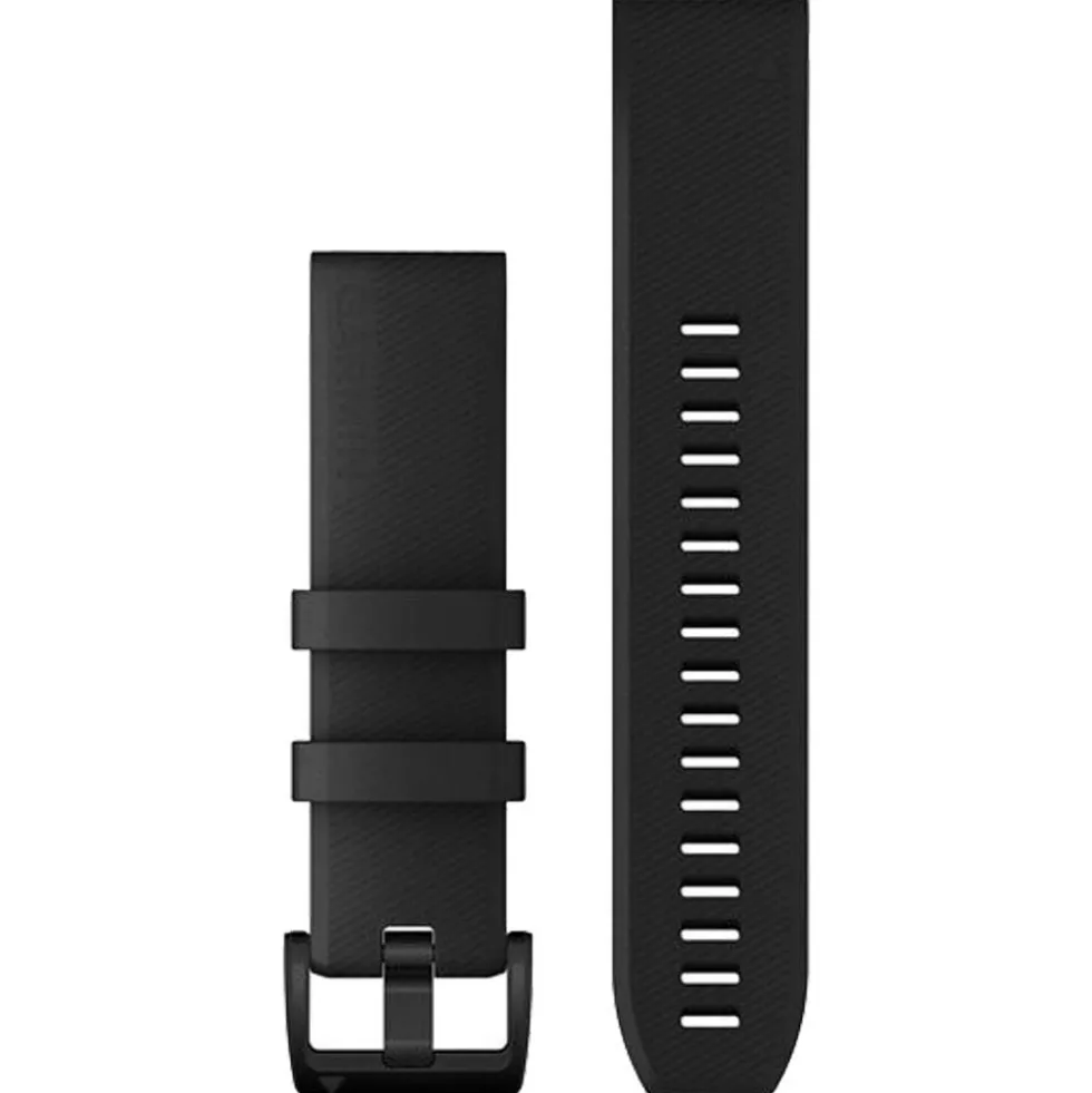 Bracciale Garmin Quickfit 22 Noir Fermoir Acier Inox Noir