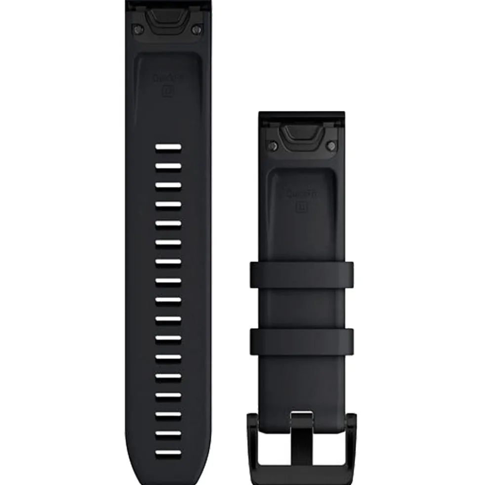 Bracciale Garmin Quickfit 22 Noir Fermoir Acier Inox Noir