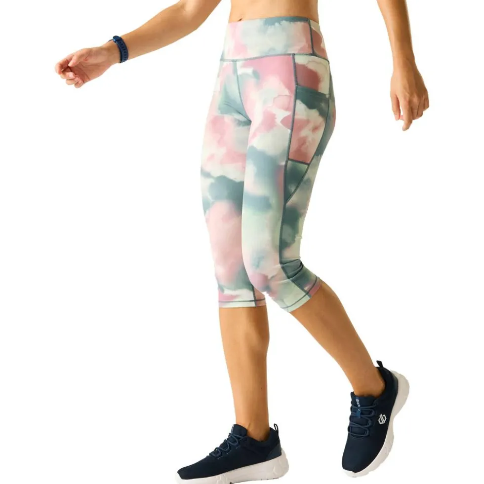 Calzamaglia da arrampicata DARE2B Influential II 3/4 Legging Marble Print